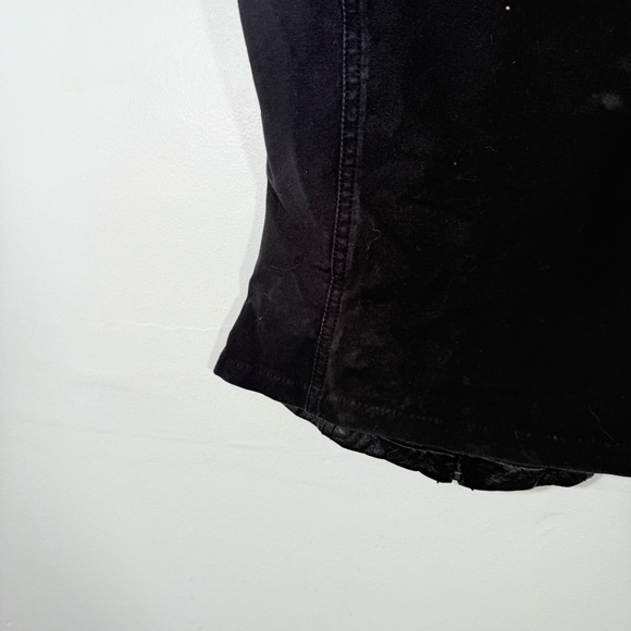 Wilson’s Leather Maxima Black Stretch Back V Neck Sleeveless Vest Top Small Y2K - Picture 4 of 10